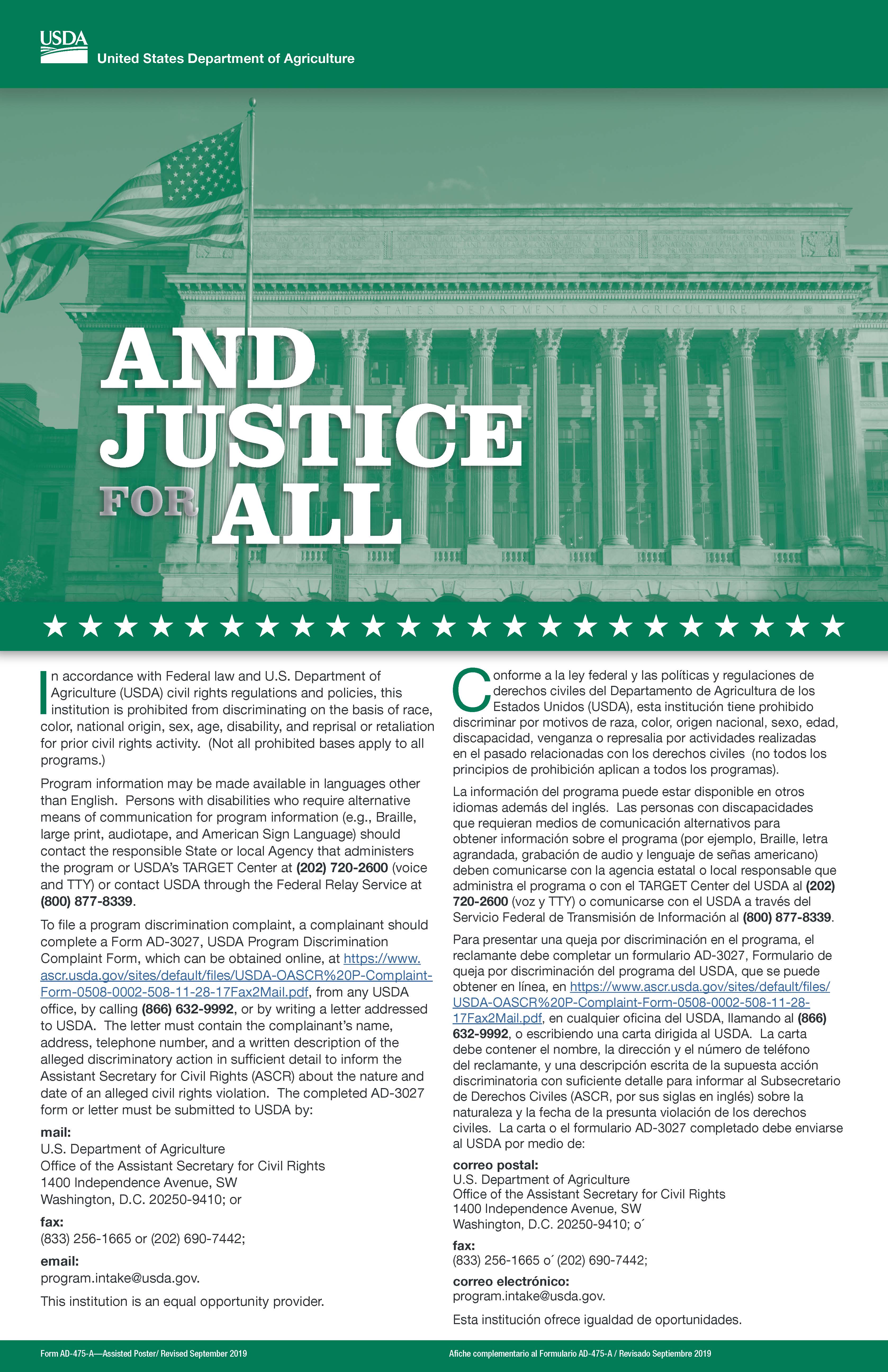 Justice for All Poster 